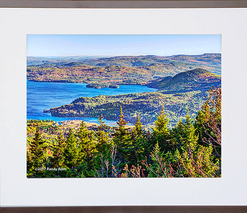 Alternative view of Newfound Lake from Crosby Mountain #1