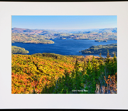 Alternative view of Newfound Lake from Crosby Mountain #2