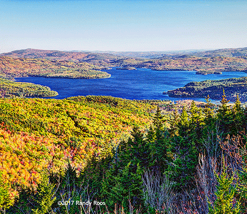 Newfound Lake from Crosby Mountain #3