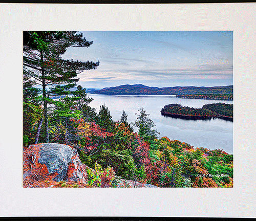Alternative view of Newfound Lake from Little Sugarloaf #1