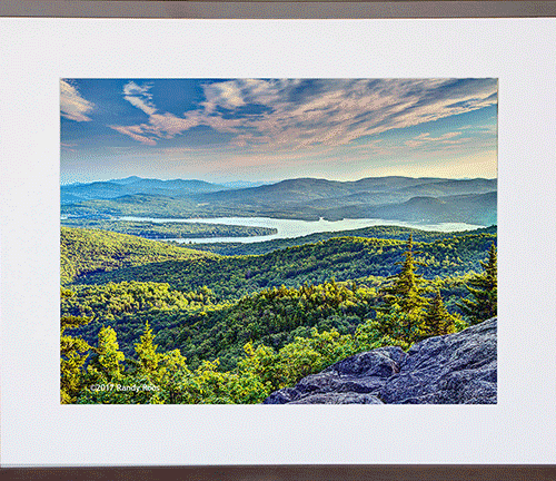 Alternative view of Newfound Lake from Plymouth Mountain #3