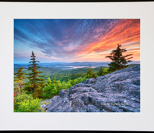 Alternative view of Newfound Lake from Plymouth Mountain