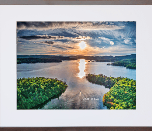 Alternative view of Moon Island, Bowman Island, Squam Lake