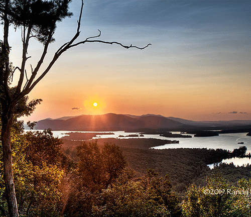Squam Lake from Cotton Mountain