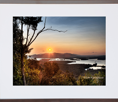 Alternative view of Squam Lake from Cotton Mountain
