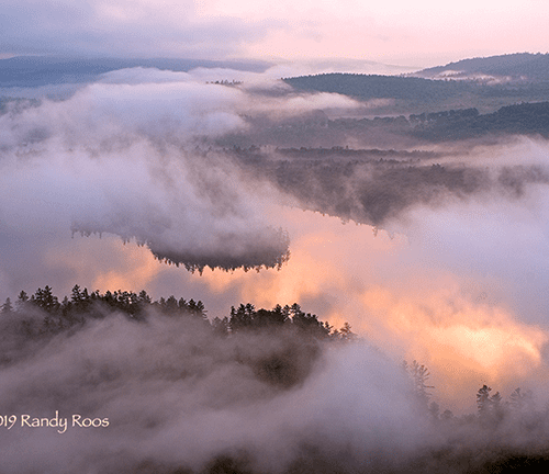 Squam Lake from Rattlesnake Mountain - Storm #2