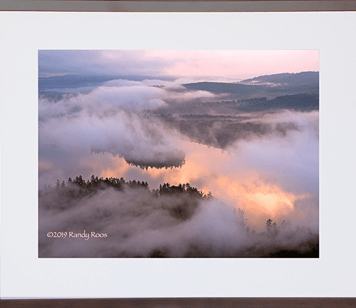Alternative view of Squam Lake from Rattlesnake Mountain - Storm #2
