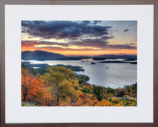 Squam Lake from Rattlesnake Mountain - Fall #1 - Image 3
